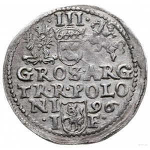 trojak 1596, Olkusz; Iger O.96.1.d; dość ładny