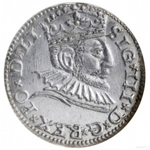 trojak 1592, Ryga; przerywniki w formie krzyżyków; Iger...
