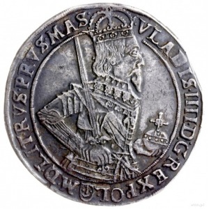 talar 1634, Bydgoszcz; Aw: Półpostać króla w prawo i na...