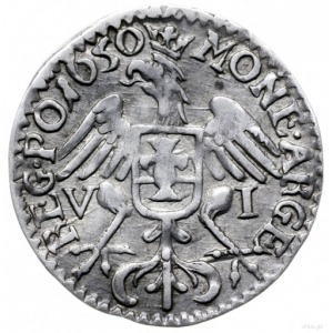 szóstak 1650, Wschowa; z herbem Wieniawa pod popiersiem...
