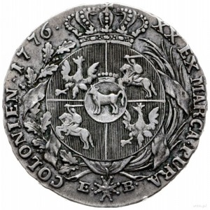 półtalar 1776 EB (inicjały Efraima Brenna), Warszawa; s...