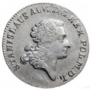 złotówka 1766, Warszawa; duże Orły i Pogonie w tarczy h...