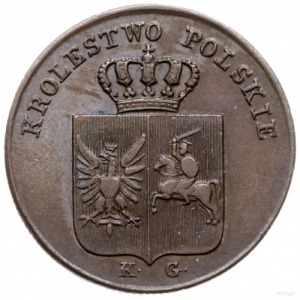 3 grosze polskie 1831, Warszawa; łapy Orła proste, z kr...