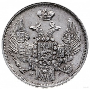 15 kopiejek = 1 złoty 1840 Н-Г, Petersburg; Plage 416, ...