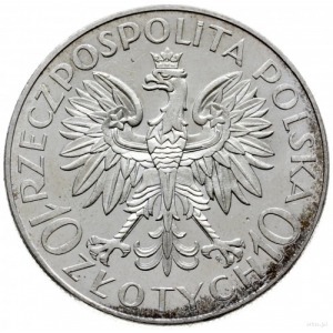 10 złotych 1933, Warszawa; Jan III Sobieski - 250. rocz...