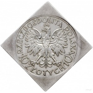 10 złotych 1933, Warszawa; klipa Romuald Traugutt - 70....