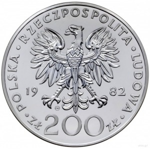 200 złotych 1982, Szwajcaria; Jan II Paweł II; srebro 4...