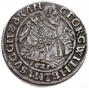 ort 1621, Królewiec; odmiana z datą pod popiersiem księ...