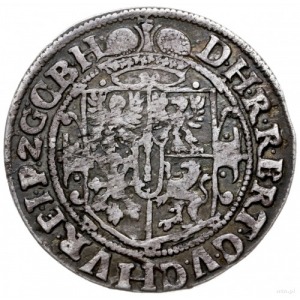 ort 1621, Królewiec; odmiana z datą pod popiersiem księ...