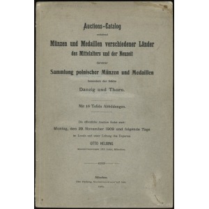 Otto Helbing; katalog aukcyjny “Sammlung polnischer Mun...