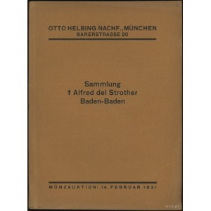 Otto Helbing Nachf.; Auktions Katalog enthaltend Münzen...