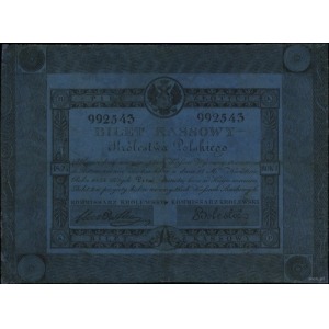 5 złotych 1824; podpisy komisarzy: Stawowski i Bolesta,...