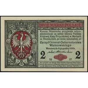 2 marki polskie 9.12.1916, “Generał “, seria B, numerac...