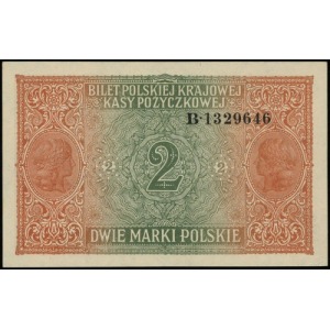 2 marki polskie 9.12.1916, “Generał “, seria B, numerac...