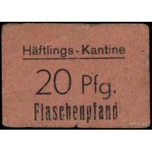 Hannover, Häftlings - Kantine; bon kaucyjny wartości 20...