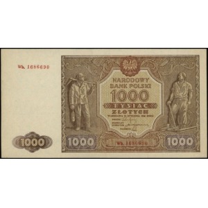 1.000 złotych 15.01.1946, seria zastępcza Wb., numeracj...