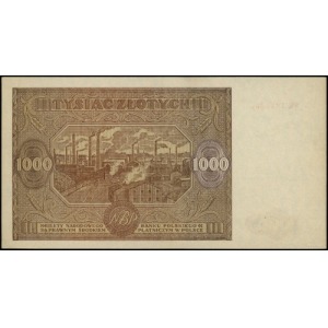 1.000 złotych 15.01.1946, seria zastępcza Wb., numeracj...