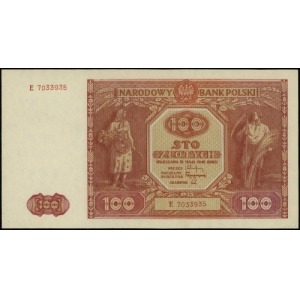 100 złotych 15.05.1946, seria E, numeracja 7033935, Luc...