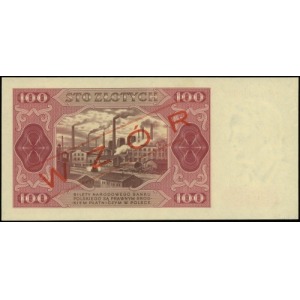 100 złotych 1.07.1948, seria FL, numeracja 0000002, po ...