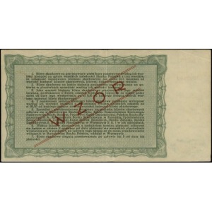 bilet skarbowy na 1.000 złotych 25.03.1946, WZÓR, seria...