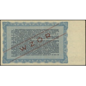 bilet skarbowy na 10.000 złotych 3.01.1947, WZÓR, seria...