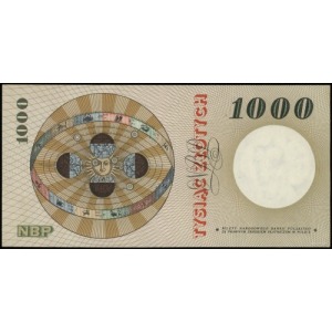 1.000 złotych 29.10.1965, seria A, numeracja 1815781; L...