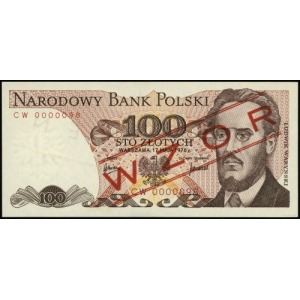 100 złotych 17.05.1976, seria CW, numeracja 0000098, cz...