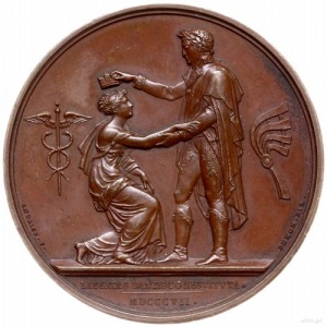 medal z 1807 roku autorstwa Andrieu’a i Denon’a wybity ...