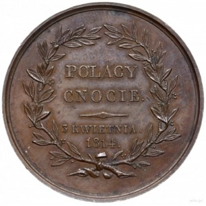 medal z 1814 roku autorstwa Françoisa Augustina Caunois...