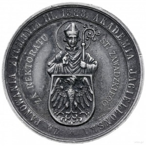 medal z 1888 roku autorstwa Wacława Głowackiego wykonan...