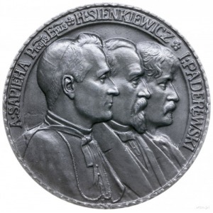 medal z 1915 roku autorstwa Jana Wysockiego “Polonia de...