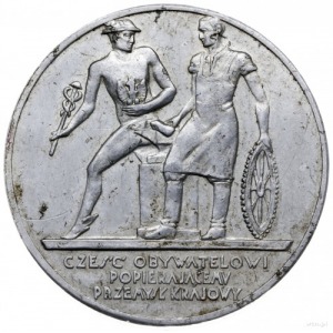 medal z 1929 roku autorstwa nieznanego artysty wybity z...