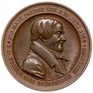 Ryga; medal z 1841 roku autorstwa Loos’a i Lorenz’a wyb...