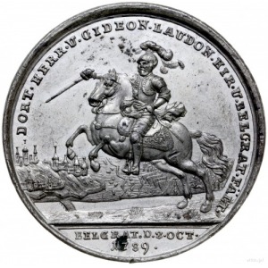 Austria, medal z 1789 roku autorstwa J. C. Rech’a wybit...