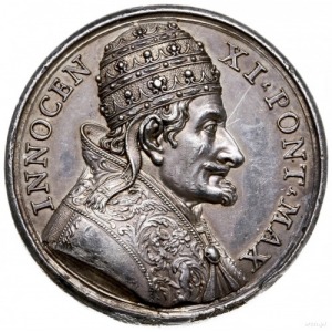 Watykan, Innocenty XI; medal z 1683 roku autorstwa G. H...
