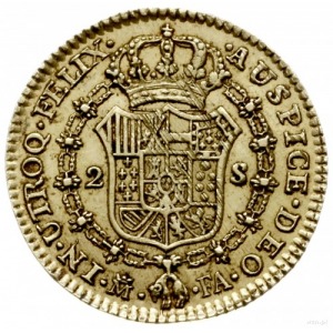 2 escudo 1806 M-FA, Madryt; Fr. 296, Cal. 349, Cayon 14...