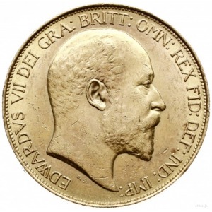 5 funtów 1902, Londyn; Seaby 3965, Fr. 398; złoto 39.97...