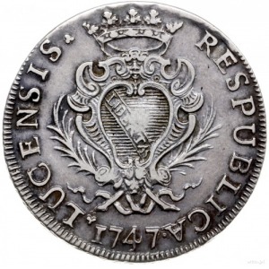 scudo 1747; Dav. 1373, CNI XI / 185 / 806; srebro 26.57...