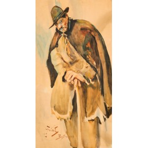 Julian FAŁAT, Portret mężczyzny, 1918