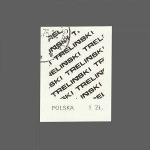 Jerzy Treliński (1940), bez tytułu - znaczek pocztowy, 1972