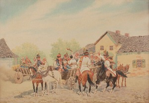 Kajetan KOSIŃSKI (1847-1935), Wesele krakowskie