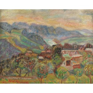 Józef KRZYŻAŃSKI (1898-1987), Góry jesienią, 1965