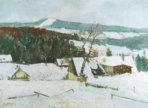 Alfred NICKISCH (1872-1948), Zima w Sudetach