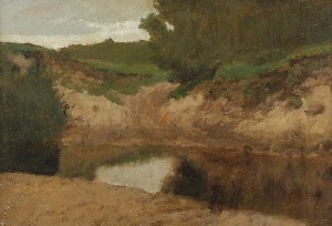 Józef CHEŁMOŃSKI (1849-1914), Pejzaż pochmurny