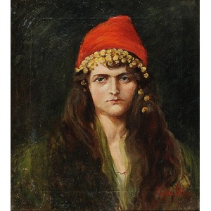 Zofia GALIŃSKA (XIX/XX w.), Cyganka, 1913