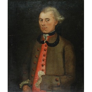 Malarz nieokreślony środkowoeuropejski(XVIII), Portret młodego mężczyzny