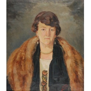 Antoni WIPPEL (1882-1969), Portret kobiety