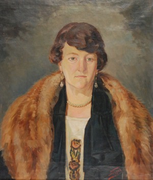 Antoni WIPPEL (1882-1969), Portret kobiety