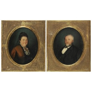 Malarz nieokreślony (XIX w.), Para portretów