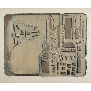 Tadeusz ŁAPIŃSKI (ur. 1928), Wspaniały Manhattan, 1964